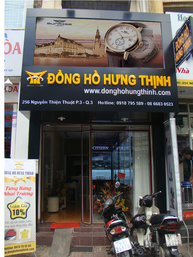 Cửa hàng đồng hồ Hưng Thịnh chuyên cung cấp đồng hồ chính hãng