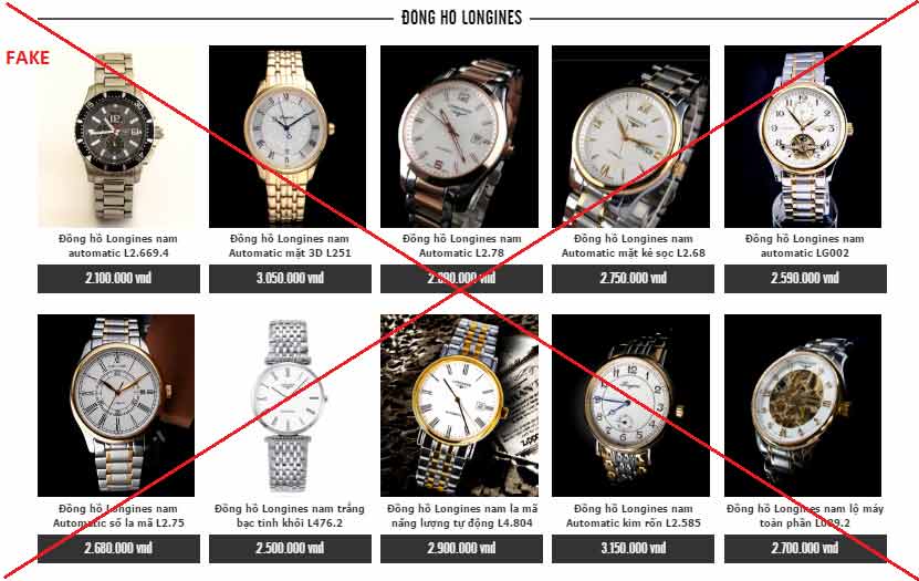 cảnh giác với những mẫu đồng hồ thời trang giá rẻ