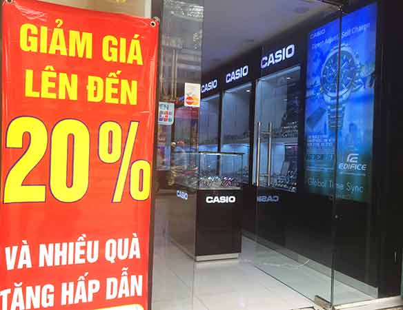 Cửa hàng đồng hồ thể thao nam Casio bền đẹp giá rẻ