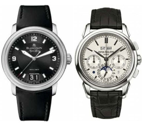 Hai trong số những mẫu thuộc bộ sưu tập đồng hồ đeo tay của tổng thống Putin